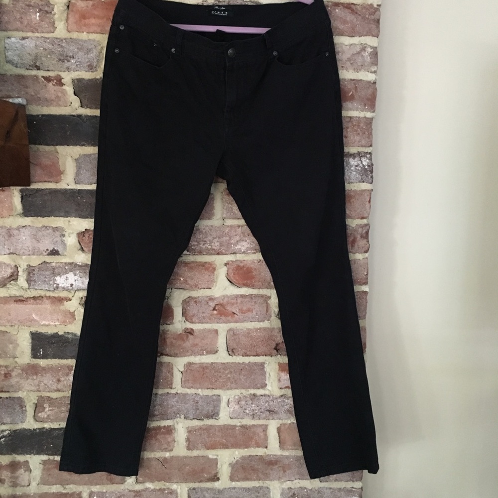 21 Men Black Jeans 36 Slim Fit Jeans